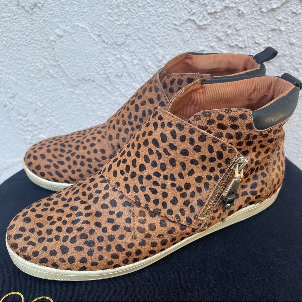 Rebecca Minkoff printed pony hair sneaker
